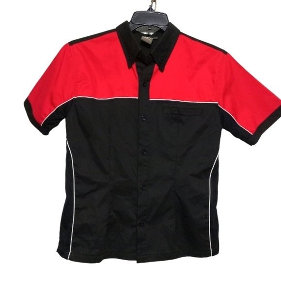 ✨Bogo FREE✨ Savi Speed L Tech Motorsport Pit Crew Racing Shirt Sz S - Picture 1 of 6